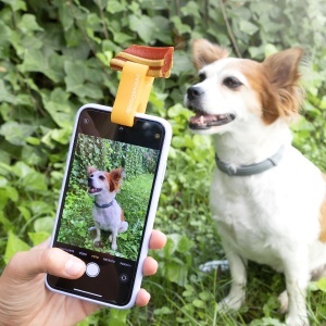Accesoriu pentru selfie-uri cu animale InnovaGoods, universal, antiderapant, portocaliurosu - Img 8