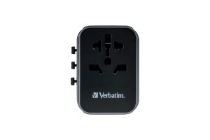 Adaptor de calatorie Verbatim UTA-03, 6-in-1, 30W, 5 porturi, negru - Img 2