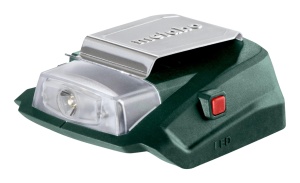 Adaptor de putere Metabo PA 14.4-18, 2 USB, LED, pentru acumulatori LiHD si Li-Power