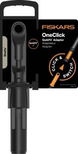 Adaptor Fiskars QuikFit pentru OneClick, 50 g, Plastic, NegruPortocalie - Img 6