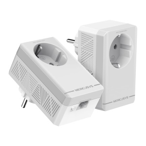 Adaptor Powerline Mercusys MP300P, 600 Mbits, Gigabit LAN, PlugPlay