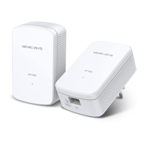 Adaptor Powerline Mercusys MP500 KIT, 1000 Mbits, Plug Play, Gigabit Port