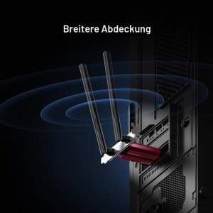 Adaptor Wi-Fi Mercusys MA37BE, Tri-Band, Bluetooth 5.4, WPA3, pentru Windows 11 - Img 5