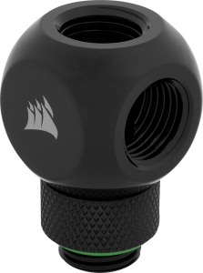 Adaptor Y Corsair Hydro X Series XF, G14, din alama, negru