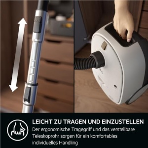 AEG AB61H6SW Aspirator cu sac putere mare de aspirare pe toate etajele incl duze suplimentare 50 plastic reciclat ideal pentru astmatici alergici prop - Img 10