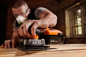 AEG Pro18V BFS 18SBL-14 Slefuitor orbital Brushless compact fara acumulator - Img 3