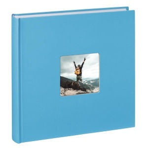 Album foto Hama Jumbo 30x30 cm, 100 pagini albe, pentru 400 fotografii, culoare bleu - Img 3