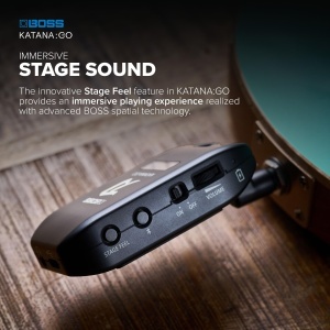 Amplificator personal BOSS KatanaGO pentru chitara si bas, sunete predefinite - Img 2