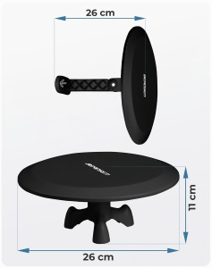 Antenna DVB-T2 Berdsen cu Amplificator 28 dB, 80 km, Neagra - Img 6
