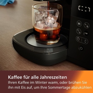 Aparat de cafea Philips All-in-1 - rasnita conica integrata pentru cafea proaspat macinata - recipient pentru boabe Duo, ulcior de sticla de 1,25 L, reglare individuala a intensitatii (HD7900/50) - Img 6