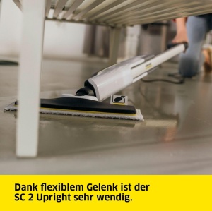 Aparat de curatat cu abur Karcher SC 2 Upright, 1600W, rezervor 0.4L, alb - Img 6