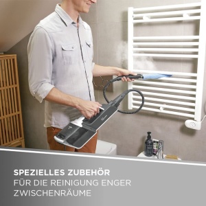 Aparat de curatat cu abur Polti Vaporetto SV610 Style 2-in-1 15 accesorii gri argintiu - Img 6