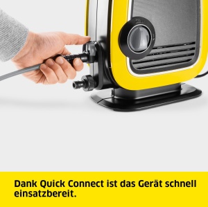 Aparat de curatat cu inalta presiune Karcher K Mini usor si compact presiune max 110 bari debit 360 lh suprafata 20 m2h greutate 393 kg pistol de inal - Img 4