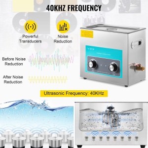 Aparat de curatat ultrasonic VEVOR 6L MH-031HJ cu functie de incalzire si timer - Img 3