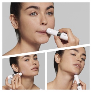 Aparat de epilat facial Braun FS1000, compact, alb, cu iluminare Smartlight - Img 2