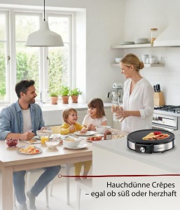 Aparat de facut crepes Cloer 6630, 30 cm, 1200 W, antiaderent - Img 6