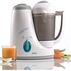 Aparat de gatit pentru bebelusi Beaba Babycook Original, 4in1, AlbAlbastru