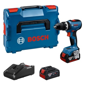 Aparat de gaurit cu acumulator Bosch GSB 18V-65, 18V, 65 Nm, 2 acumulatori 5.0Ah