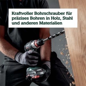 Aparat de gaurit cu acumulator Metabo BS 18 LT BL Q, 18 V, motor fara perii, cu sistem rapid de schimbare - Img 7