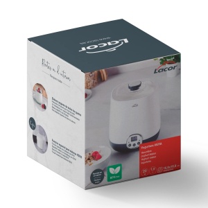Aparat de iaurt Lacor 69345, 1L, timer 48 ore, alb - Img 6