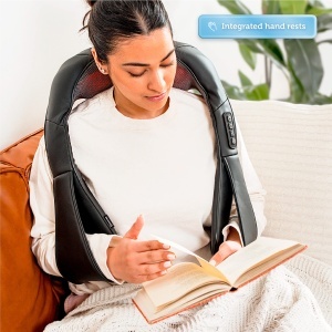 Aparat de masaj COMFIER 4D cu incalzire pentru gat spate si umeri ergonomic si portabil - Img 6