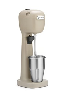 Aparat de milkshake HENDI, incl. 2 pahare de blender (otel inoxidabil si policarbonat) si 4 agitatoare interschimbabile, mixer de bauturi, Frappes, mixer de bauturi, 230V/400W, 170x196x(H)490mm, caramel - Img 3