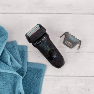 Aparat de ras electric pentru barbati Remington F6 Aqua (aparat de ras umed si uscat, 100% rezistent la apa, detaliu pliabil si aparat de tuns parul lung, baterie cu litiu de 60 de minute, functie de incarcare USB) Aparat de ras cu folie F6000 - Img 7