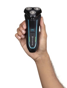 Aparat de ras electric pentru barbati Remington R6 Aqua (aparat de ras umed si uscat, 100% rezistent la apa, detaliu pliabil si aparat de tuns parul lung, baterie cu litiu de 60 de minute, functie de incarcare USB) Aparat de ras rotativ R6000 - Img 6