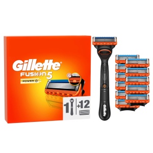 Aparat de ras Gillette Fusion5 Power 12 rezerve 5 lame si trimmer de precizie