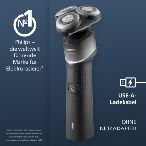 Aparat de ras Philips Series 5000X X500400 Tehnologie Skin Protect Cap flexibil 360deg Utilizare uscata si umeda - Img 2