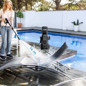 Aparat de spalat cu presiune Cecotec HydroBoost 2400 AdvanceCleany, 2400 W, 180 bar, debit 480 lh, Multicolor - Img 3