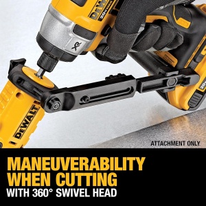 Aparat de taiat metal DEWALT DWASHRIR, 18 GA, rotire 360 grade - Img 6