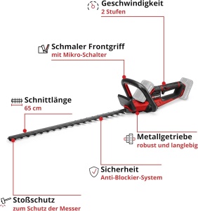 Aparat de tuns iarba Einhell GP-CH 3665 Li BL-Solo, 36V, cu motor burstenless - Img 3
