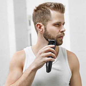 Aparat de tuns par si barba Ufesa GK6750 Multi Groomer 7 accesorii nas si urechi pieptene reglabil 4 piepteni fixi 13 lungimi de taiere wireless auton - Img 4
