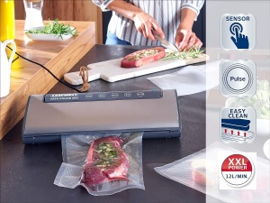 Aparat de Vakuumare Leifheit Vacu Power 500, 12Lmin, cu 10 Beutel 20x30cm - Img 3