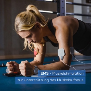 Aparat digital TENS / EMS Beurer EM 59 Heat, aparat de curent de stimulare 4 in 1 pentru terapia durerii, stimularea musculara, masaj si terapie termica, incl. 4 electrozi si baterie reincarcabila - Img 4