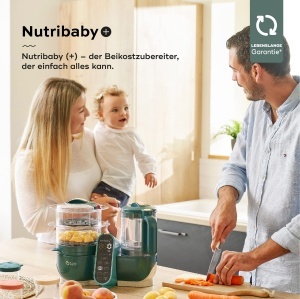 Aparat multifunctional Babymoov Nutribaby Plus Opal Green, 2200 ml, 6 functii, LCD - Img 2