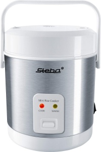 Aparat orez Steba RK 4 M | Volum de 0,9 litri | Operare usoara "cu un singur buton" | Functia de mentinere la cald | Oala interioara antiaderenta | Indicator luminos | Maner de transport | incl. lingura de orez si cana de masurare - Img 1