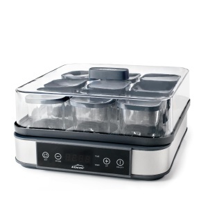 Aparat pentru iaurt Lacor Deva 69439 9 borcane 170ml temperatura ajustabila timer retetar inclus - Img 1
