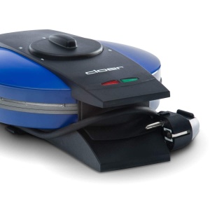 Aparat pentru napolitane Cloer 2632 750W suprafata 145 cm grad de rumenire ajustabil albastru - Img 7