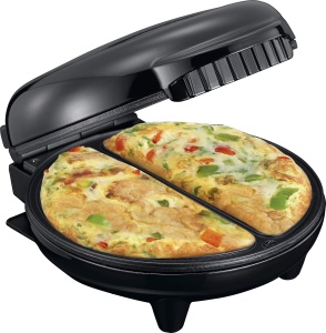 Aparat pentru omelete Melissa 16250086, 750W, 2 omelete, negru