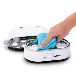 Aparat pentru oua Cloer 6081 cu mesaj acustic de completare, plastic, alb - Img 4