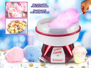 Aparat pentru vata de zahar Beper P101CUD250, 30 cm, BPA-free, usor de curatat - Img 8