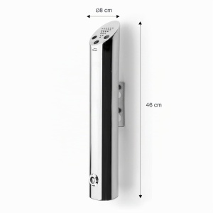 Aschenbecher de perete Lacor 63331, din inox 1810, 1.7L, usor de curatat - Img 2