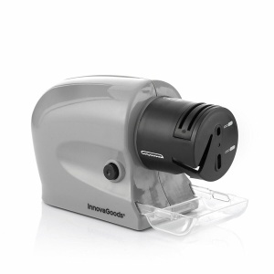 Ascutitor electric InnovaGoods 6-in-1, compact, gri, din plastic - Img 9