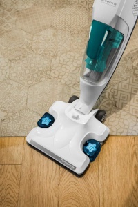 Aspirator cu aburi Rowenta Clean Steam Revolution RY7757 alb-albastru functie 2 in 1 - Img 7