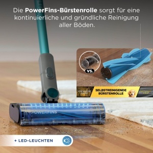 Aspirator cu acumulator Shark PowerLite BU1623EU, 40 minute autonomie, tehnologie FloorDetect - Img 7