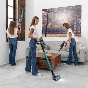 Aspirator cu matura fara fir Cecotec Conga Rockstar 2500 Thunder Jalisco. 400 W, 30 kPa si 122 AW, 65 de minute de autonomie, motor digital, tub rigid si perie Jalisco. - Img 6