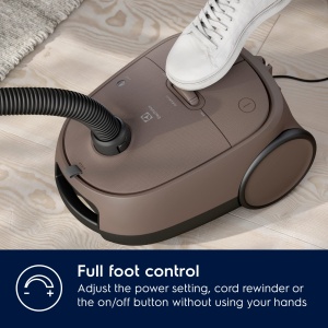 Aspirator cu sac Electrolux EB61C3WBL Walnussbraun performanta silentioasa - Img 9