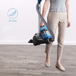 Aspirator cu sac fara filtru EUREKA WhirlWind, 3.7 kg, 960 W, albastru - Img 7
